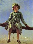 Dragonfly. Portrait of Vera Repina Ilya Yefimovich Repin